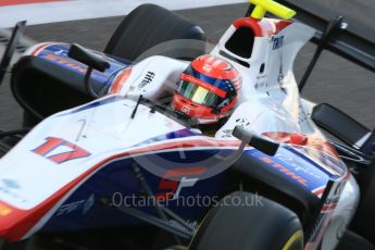 World © Octane Photographic Ltd. FIA Formula 2 (F2) - Practice. Santino Ferrucci – Trident. Abu Dhabi Grand Prix, Yas Marina Circuit. 24th November 2017. Digital Ref:2000CB5D9739