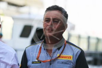 World © Octane Photographic Ltd. GP3 Race 1 - Abu Dhabi Grand Prix. Mario Isola – Pirelli Head of Car Racing. Yas Marina Circuit, Abu Dhabi. Saturday 25th November 2017. Digital Ref: