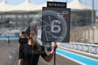 World © Octane Photographic Ltd. GP3 - Race 1. Leonardo Pulcini - Arden International. Abu Dhabi Grand Prix, Yas Marina Circuit. Saturday 25th November 2017. Digital Ref: