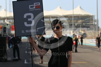 World © Octane Photographic Ltd. GP3 - Race 1. George Russell - ART Grand Prix. Abu Dhabi Grand Prix, Yas Marina Circuit. Saturday 25th November 2017. Digital Ref: