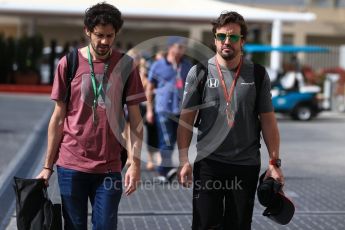 World © Octane Photographic Ltd. Formula 1 - Abu Dhabi Grand Prix - Friday Practice 1. Fernando Alonso - McLaren Honda MCL32. Yas Marina Circuit, Abu Dhabi. Friday 24th November 2017. Digital Ref:1998LB2D7834