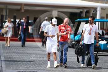 World © Octane Photographic Ltd. Formula 1 - Abu Dhabi Grand Prix - Friday Paddock. Lewis Hamilton - Mercedes AMG Petronas F1. Yas Marina Circuit, Abu Dhabi. Friday 24th November 2017. Digital Ref: 1998LB2D7977