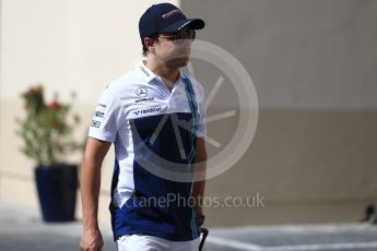 World © Octane Photographic Ltd. Formula 1 - Abu Dhabi Grand Prix - Friday Practice 1. Felipe Massa - Williams Martini Racing FW40. Yas Marina Circuit, Abu Dhabi. Friday 24th November 2017. Digital Ref:1998LB2D8047