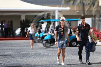 World © Octane Photographic Ltd. Formula 1 - Abu Dhabi Grand Prix - Friday Practice 1. Pierre Gasly - Scuderia Toro Rosso STR12. Yas Marina Circuit, Abu Dhabi. Friday 24th November 2017. Digital Ref:1998LB2D8087