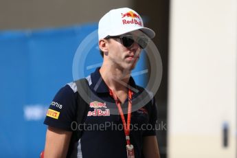 World © Octane Photographic Ltd. Formula 1 - Abu Dhabi Grand Prix - Friday Practice 1. Pierre Gasly - Scuderia Toro Rosso STR12. Yas Marina Circuit, Abu Dhabi. Friday 24th November 2017. Digital Ref:1998LB2D8107