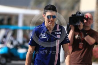 World © Octane Photographic Ltd. Formula 1 - Abu Dhabi Grand Prix - Friday Practice 1. Esteban Ocon - Sahara Force India VJM10. Yas Marina Circuit, Abu Dhabi. Friday 24th November 2017. Digital Ref:1998LB2D8170