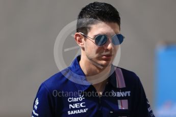 World © Octane Photographic Ltd. Formula 1 - Abu Dhabi Grand Prix - Friday Practice 1. Esteban Ocon - Sahara Force India VJM10. Yas Marina Circuit, Abu Dhabi. Friday 24th November 2017. Digital Ref:1998LB2D8180