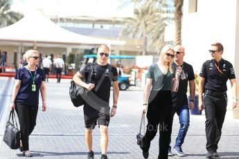World © Octane Photographic Ltd. Formula 1 - Abu Dhabi Grand Prix - Friday Paddock. Valtteri Bottas - Mercedes AMG Petronas F1 W08 EQ Energy+. Yas Marina Circuit, Abu Dhabi. Friday 24th November 2017. Digital Ref: 1998LB2D8300