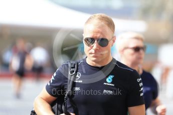 World © Octane Photographic Ltd. Formula 1 - Abu Dhabi Grand Prix - Friday Paddock. Valtteri Bottas - Mercedes AMG Petronas F1 W08 EQ Energy+. Yas Marina Circuit, Abu Dhabi. Friday 24th November 2017. Digital Ref: 1998LB2D8313