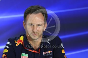 World © Octane Photographic Ltd. Formula 1 - Abu Dhabi Grand Prix – Friday Team Press Conference – Part 1. Christian Horner - Team Principal of Red Bull Racing Ltd. Yas Marina Circuit, Abu Dhabi. Friday 24th November 2017. Digital Ref: