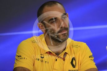 World © Octane Photographic Ltd. Formula 1 - Abu Dhabi Grand Prix – Friday Team Press Conference – Part 2. Cyril Abiteboul - Managing Director of Renault Sport Racing Formula 1. Yas Marina Circuit, Abu Dhabi. Friday 24th November 2017. Digital Ref: