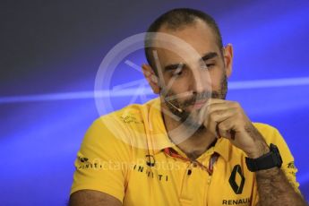 World © Octane Photographic Ltd. Formula 1 - Abu Dhabi Grand Prix – Friday Team Press Conference – Part 2. Cyril Abiteboul - Managing Director of Renault Sport Racing Formula 1. Yas Marina Circuit, Abu Dhabi. Friday 24th November 2017. Digital Ref: