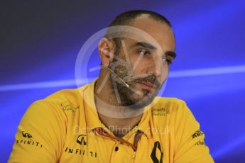 World © Octane Photographic Ltd. Formula 1 - Abu Dhabi Grand Prix – Friday Team Press Conference – Part 2. Cyril Abiteboul - Managing Director of Renault Sport Racing Formula 1. Yas Marina Circuit, Abu Dhabi. Friday 24th November 2017. Digital Ref: