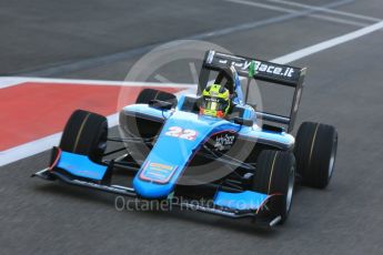 World © Octane Photographic Ltd. GP3 - Practice. Allessio Lorando – Jenzer Motorsport. Abu Dhabi Grand Prix, Yas Marina Circuit. Friday 24th November 2017. Digital Ref:1999LB5D9503