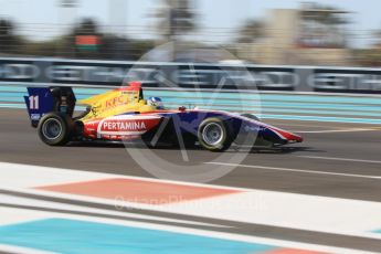 World © Octane Photographic Ltd. GP3 - Qualifying. Ryan Tveter – Trident. Abu Dhabi Grand Prix, Yas Marina Circuit. Friday 24th November 2017. Digital Ref: