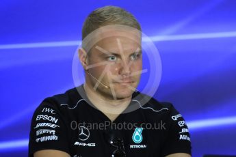 World © Octane Photographic Ltd. Formula 1 - Abu Dhabi Grand Prix – Thursday Driver Press Conference – Part 2. Valtteri Bottas - Mercedes AMG Petronas. Yas Marina Circuit, Abu Dhabi. Thursday 23rd November 2017. Digital Ref: 1997LB1D1801