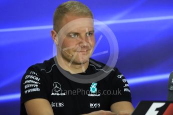 World © Octane Photographic Ltd. Formula 1 - Abu Dhabi Grand Prix – Thursday Driver Press Conference – Part 2. Valtteri Bottas - Mercedes AMG Petronas. Yas Marina Circuit, Abu Dhabi. Thursday 23rd November 2017. Digital Ref: 1997LB1D1859