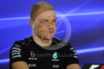 World © Octane Photographic Ltd. Formula 1 - Abu Dhabi Grand Prix – Thursday Driver Press Conference – Part 2. Valtteri Bottas - Mercedes AMG Petronas. Yas Marina Circuit, Abu Dhabi. Thursday 23rd November 2017. Digital Ref: 1997LB1D1944