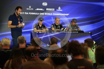 World © Octane Photographic Ltd. Formula 1 - Abu Dhabi Grand Prix – Thursday Driver Press Conference – Part 2. Max Verstappen - Red Bull Racing. Yas Marina Circuit, Abu Dhabi. Thursday 23rd November 2017. Digital Ref: 1997LB2D7672