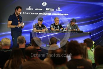 World © Octane Photographic Ltd. Formula 1 - Abu Dhabi Grand Prix – Thursday Driver Press Conference – Part 2. Max Verstappen - Red Bull Racing. Yas Marina Circuit, Abu Dhabi. Thursday 23rd November 2017. Digital Ref: 1997LB2D7672
