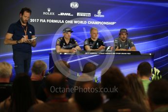 World © Octane Photographic Ltd. Formula 1 - Abu Dhabi Grand Prix – Thursday Driver Press Conference – Part 2. Max Verstappen - Red Bull Racing. Yas Marina Circuit, Abu Dhabi. Thursday 23rd November 2017. Digital Ref: 1997LB2D7683