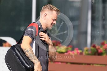 World © Octane Photographic Ltd. Formula 1 - Abu Dhabi Grand Prix - Thursday Setup. Kevin Magnussen - Haas F1 Team VF-17. Yas Marina Circuit, Abu Dhabi. Thursday 23rd November 2017. Digital Ref: 1996CB1L4551