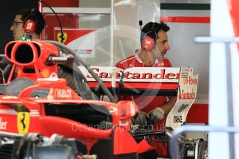 World © Octane Photographic Ltd. Formula 1 - Abu Dhabi Grand Prix - Thursday Setup. Scuderia Ferrari SF70H. Yas Marina Circuit, Abu Dhabi. Thursday 23rd November 2017. Digital Ref:1996CB1L4613
