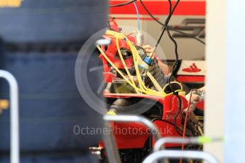 World © Octane Photographic Ltd. Formula 1 - Abu Dhabi Grand Prix - Thursday Setup. Scuderia Ferrari SF70H. Yas Marina Circuit, Abu Dhabi. Thursday 23rd November 2017. Digital Ref:1996CB1L4628