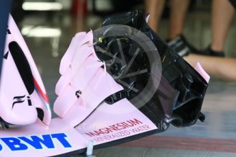 World © Octane Photographic Ltd. Formula 1 - Abu Dhabi Grand Prix - Thursday Setup. Sahara Force India VJM10. Yas Marina Circuit, Abu Dhabi. Thursday 23rd November 2017. Digital Ref:1996CB1L4639