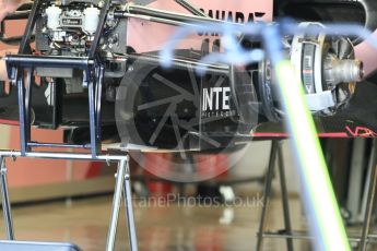 World © Octane Photographic Ltd. Formula 1 - Abu Dhabi Grand Prix - Thursday Setup. Sahara Force India VJM10. Yas Marina Circuit, Abu Dhabi. Thursday 23rd November 2017. Digital Ref:1996CB1L4652