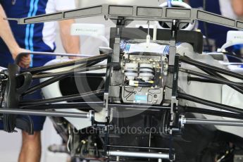 World © Octane Photographic Ltd. Formula 1 - Abu Dhabi Grand Prix - Thursday Setup. Williams Martini Racing FW40. Yas Marina Circuit, Abu Dhabi. Thursday 23rd November 2017. Digital Ref:1996CB1L4657