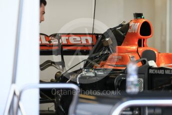 World © Octane Photographic Ltd. Formula 1 - Abu Dhabi Grand Prix - Thursday Setup. McLaren Honda MCL32. Yas Marina Circuit, Abu Dhabi. Thursday 23rd November 2017. Digital Ref:1996CB1L4693