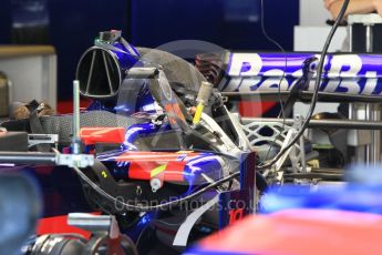 World © Octane Photographic Ltd. Formula 1 - Abu Dhabi Grand Prix - Thursday Setup. Scuderia Toro Rosso STR12. Yas Marina Circuit, Abu Dhabi. Thursday 23rd November 2017. Digital Ref:1996CB1L4716