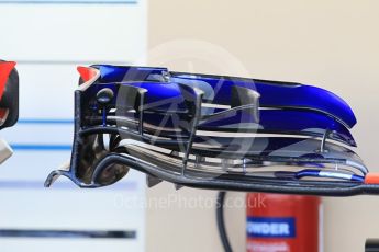 World © Octane Photographic Ltd. Formula 1 - Abu Dhabi Grand Prix - Thursday Setup. Scuderia Toro Rosso STR12. Yas Marina Circuit, Abu Dhabi. Thursday 23rd November 2017. Digital Ref:1996CB1L4728