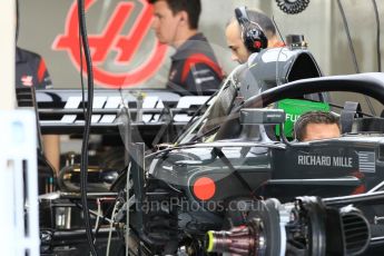 World © Octane Photographic Ltd. Formula 1 - Abu Dhabi Grand Prix - Thursday Setup. Haas F1 Team VF-17. Yas Marina Circuit, Abu Dhabi. Thursday 23rd November 2017. Digital Ref:1996CB1L4743