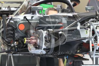 World © Octane Photographic Ltd. Formula 1 - Abu Dhabi Grand Prix - Thursday Setup. Haas F1 Team VF-17. Yas Marina Circuit, Abu Dhabi. Thursday 23rd November 2017. Digital Ref:1996CB1L4746