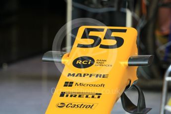 World © Octane Photographic Ltd. Formula 1 - Abu Dhabi Grand Prix - Thursday Setup. Carlos Sainz - Renault Sport F1 Team R.S.17. Yas Marina Circuit, Abu Dhabi. Thursday 23rd November 2017. Digital Ref:1996CB1L4763