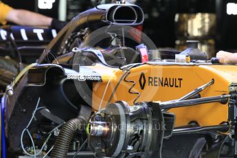 World © Octane Photographic Ltd. Formula 1 - Abu Dhabi Grand Prix - Thursday Setup. Renault Sport F1 Team R.S.17. Yas Marina Circuit, Abu Dhabi. Thursday 23rd November 2017. Digital Ref:1996CB1L4766