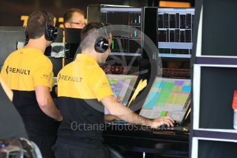 World © Octane Photographic Ltd. Formula 1 - Abu Dhabi Grand Prix - Thursday Setup. Renault Sport F1 Team R.S.17. Yas Marina Circuit, Abu Dhabi. Thursday 23rd November 2017. Digital Ref:1996CB1L4773