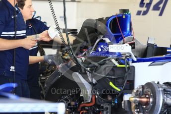 World © Octane Photographic Ltd. Formula 1 - Abu Dhabi Grand Prix - Thursday Setup. Sauber F1 Team C36. Yas Marina Circuit, Abu Dhabi. Thursday 23rd November 2017. Digital Ref:1996CB1L4780