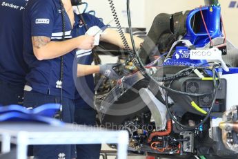 World © Octane Photographic Ltd. Formula 1 - Abu Dhabi Grand Prix - Thursday Setup. Sauber F1 Team C36. Yas Marina Circuit, Abu Dhabi. Thursday 23rd November 2017. Digital Ref:1996CB1L4786