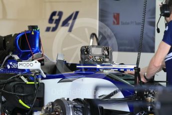 World © Octane Photographic Ltd. Formula 1 - Abu Dhabi Grand Prix - Thursday Setup. Sauber F1 Team C36. Yas Marina Circuit, Abu Dhabi. Thursday 23rd November 2017. Digital Ref:1996CB1L4789