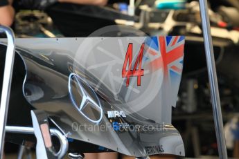 World © Octane Photographic Ltd. Formula 1 - Abu Dhabi Grand Prix - Thursday Setup. Lewis Hamilton - Mercedes AMG Petronas F1 W08 EQ Energy+. Yas Marina Circuit, Abu Dhabi. Thursday 23rd November 2017. Digital Ref:1996CB1L4811