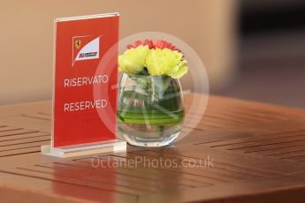 World © Octane Photographic Ltd. Formula 1 - Abu Dhabi Grand Prix - Thursday Setup. Scuderia Ferrari. Yas Marina Circuit, Abu Dhabi. Thursday 23rd November 2017. Digital Ref:1996CB1L4820