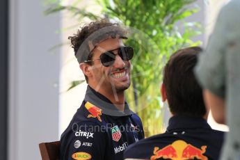 World © Octane Photographic Ltd. Formula 1 - Abu Dhabi Grand Prix - Thursday Setup. Daniel Ricciardo - Red Bull Racing RB13. Yas Marina Circuit, Abu Dhabi. Thursday 23rd November 2017. Digital Ref: 1996CB1L4903