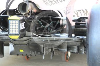 World © Octane Photographic Ltd. Formula 1 - Abu Dhabi Grand Prix - Thursday Setup. Sahara Force India VJM10. Yas Marina Circuit, Abu Dhabi. Thursday 23rd November 2017. Digital Ref: 1996CB1L4952