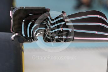 World © Octane Photographic Ltd. Formula 1 - Abu Dhabi Grand Prix - Thursday Setup. Sahara Force India VJM10. Yas Marina Circuit, Abu Dhabi. Thursday 23rd November 2017. Digital Ref: 1996CB1L4957