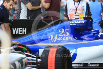 World © Octane Photographic Ltd. Formula 1 - Abu Dhabi Grand Prix - Thursday Setup. Sauber F1 Team C36. Yas Marina Circuit, Abu Dhabi. Thursday 23rd November 2017. Digital Ref: 1996CB1L4965
