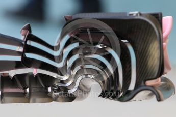 World © Octane Photographic Ltd. Formula 1 - Abu Dhabi Grand Prix - Thursday Setup. Sahara Force India VJM10. Yas Marina Circuit, Abu Dhabi. Thursday 23rd November 2017. Digital Ref: 1996CB1L4968