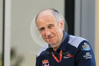 World © Octane Photographic Ltd. Formula 1 - Abu Dhabi Grand Prix - Thursday Setup. Franz Tost – Team Principal of Scuderia Toro Rosso. Yas Marina Circuit, Abu Dhabi. Thursday 23rd November 2017. Digital Ref: 1996CB1L5004